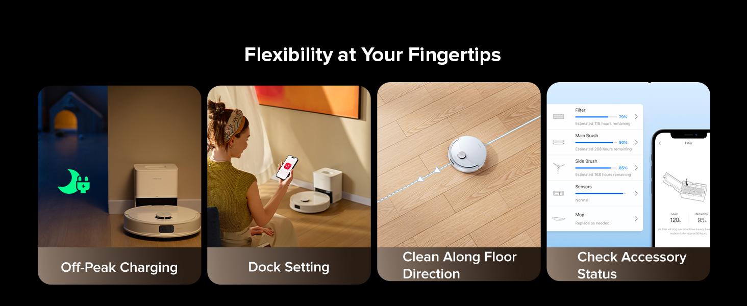 [SaleLink] Roborock Q10 X5+ Robot Vacuum and Mop, Self-Emptying, 10,000Pa Suction, Hands-Free Cleaning for up to 7 Weeks, Obstacle Avoidance, LiDAR Navigation, No-Go Zones #TikTokShopSpringGlowUp #NewDropsForYou Cordless Rechargeable