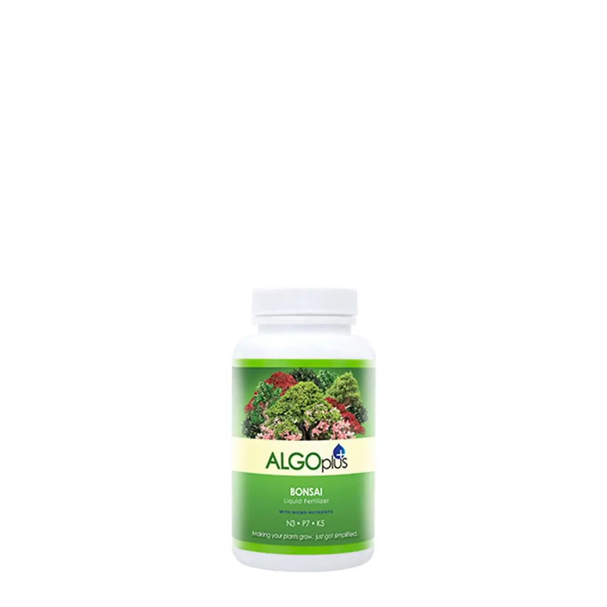 212 MAIN AlgoPlus Concentrated Bonsai Liquid Fertilizer (250ml Bottle, 1 lbs Equivalent) - Garden Supplies for Bonsai Tree, Essential Nutrient Delivery, Boosts Growth, Unflavored Liquid Fertilizers & Plant Food
