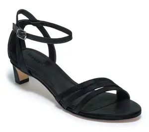 Bernardo Kitten Heel Leather Sandal - Lima