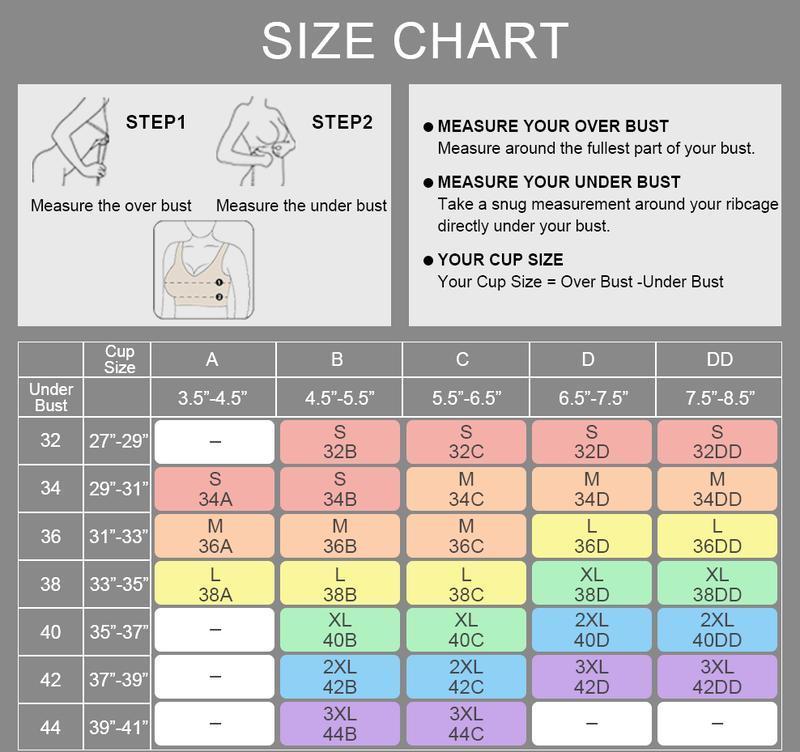 Women’s Wireless Bras – Full Coverage, Comfortable Padded T-Shirt Bra, Everyday No Underwire Support