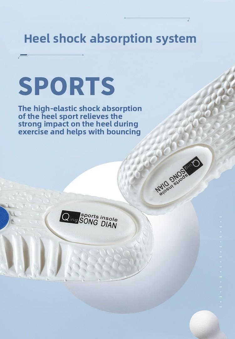 Popcorn EVA Sports Insoles |     High Elastic Shock Absorbing, Sweat-Wicking Deodorant
