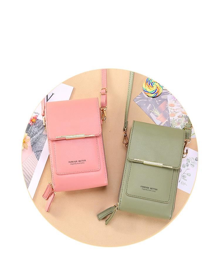 Women's Touch Screen Mobile Phone Messenger Bag 2025 New Fashion Key Change Bag