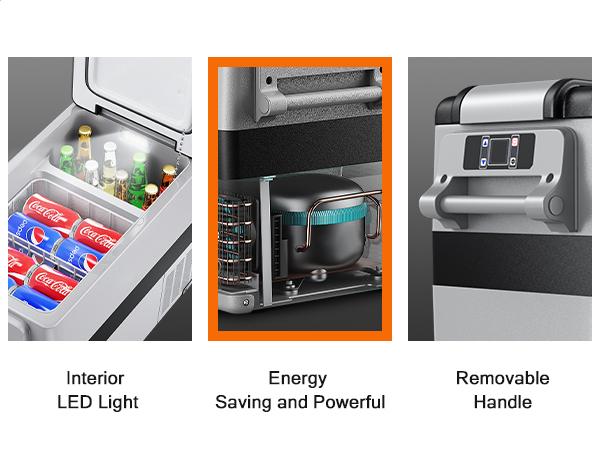 EUHOMY 12 Volt Car Refrigerator, 48 Quart(45L) Car Fridge Electric Cooler APP Control,12V Refrigerator -4℉~68℉ with 12/24V DC & 110-240V AC, Portable Refrigerator for Camping, Travel, RV, Truck, Home EUHOMY 12 Volt Car Refrigerator, 48 Quart(45L) Car Fridge Electric Cooler APP Control,12V Refrigerator -4℉~68℉ with 12/24V DC & 110-240V AC, Portable Refrigerator for Camping, Travel, RV, Truck, Home