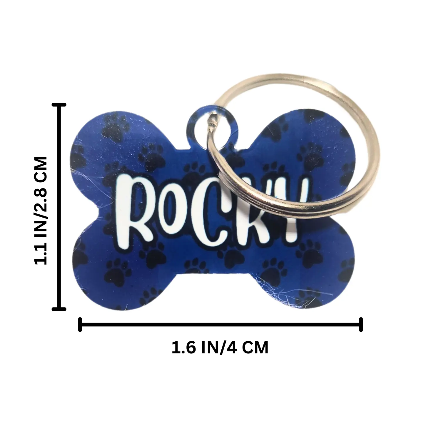 Pet Name Tag for Collar - Simple Design, Lightweight Anti-Lost ID Tags, Ideal Pet Personalized Gift