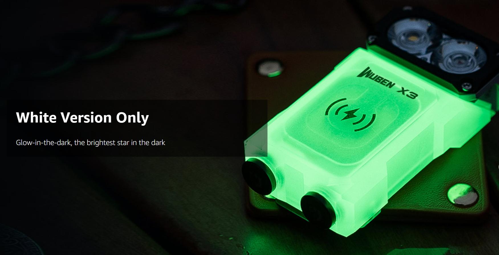 【Big Savings】WUBEN X3 Premium Edition EDC Flashlight, 180° Rotating Head, 3000mAh Rechargeable Charging Box, Magnetic Keychain Light with 10 Modes for Camping / Outdoor / outdoorfun, Holiday Gifts Christmas New Year