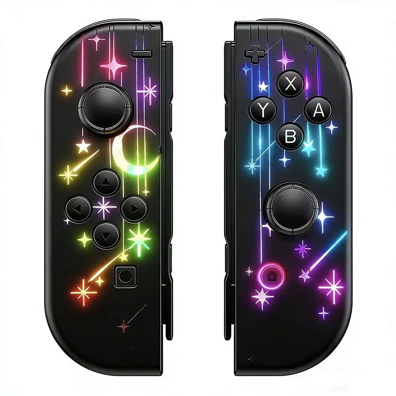 Wireless Controller Compatible with Switch Lite Oled, Controller Design, Dual Vibration Function Replacement Gamepad, Cool Wake-Up Switch Accessory, Game Console Accessories, Wireless Game Controllers, Gaming Console Accessories