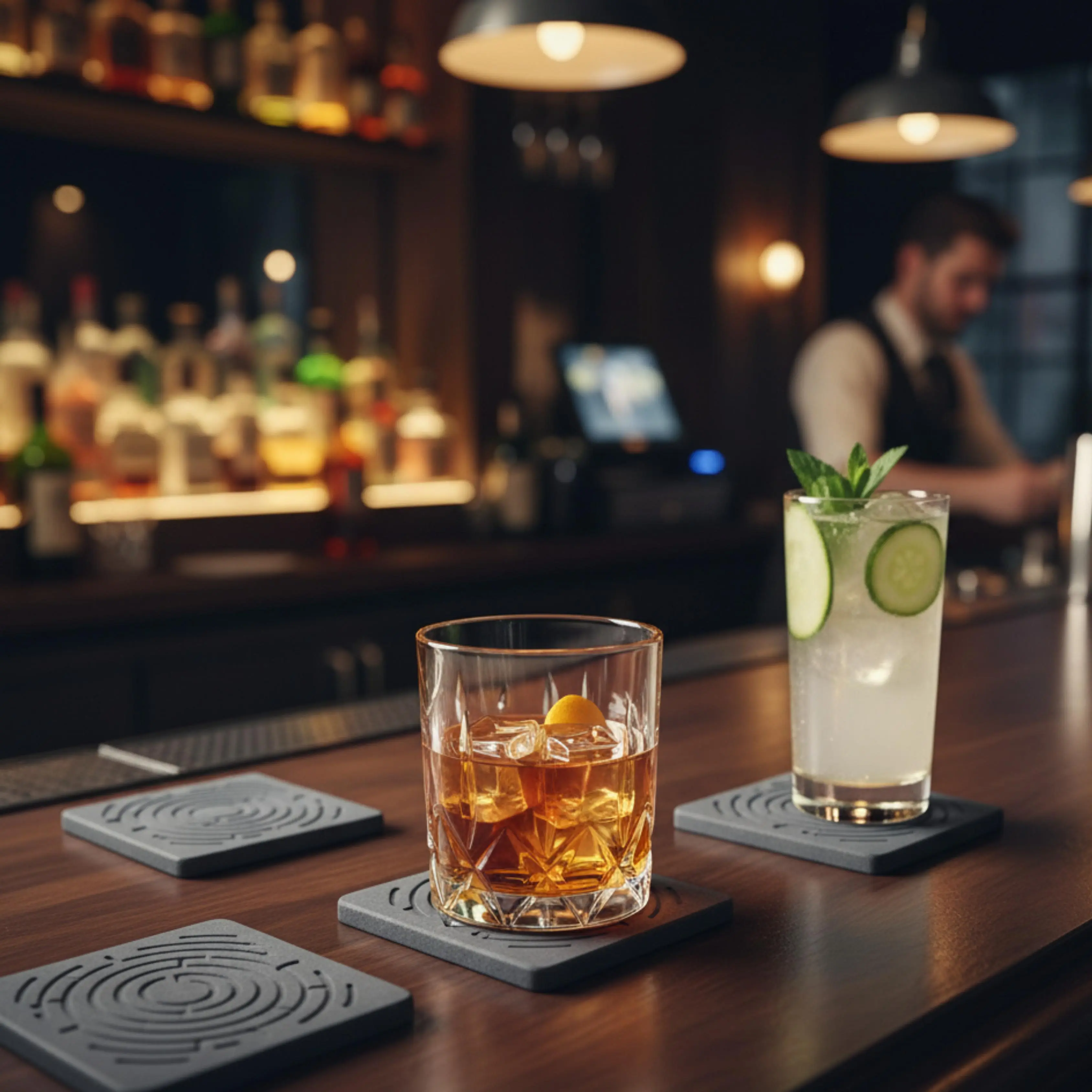 Diatomite Stone Coaster Sets | Sentry