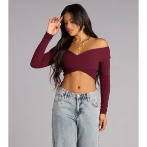 Sweet Intentions Wrap Top