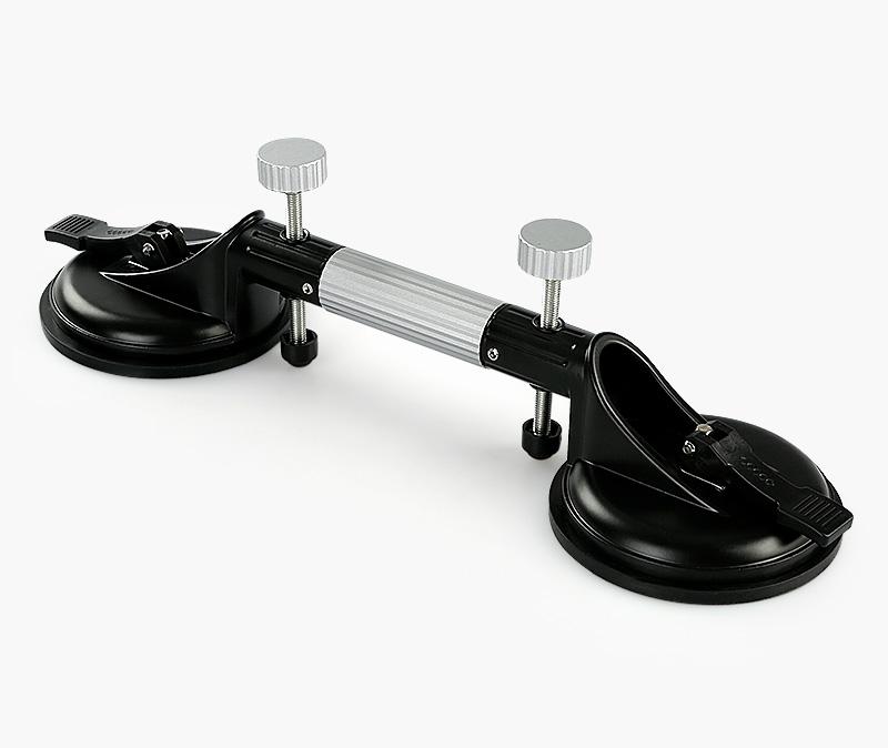 LOZLIN 2PCS Adjustable Granite Seam Setter Pro Kit - Vacuum Suction Cup for Countertop Installation, Marble/Quartz/Glass Seam Joining & Leveling Tool with Gap Clamps