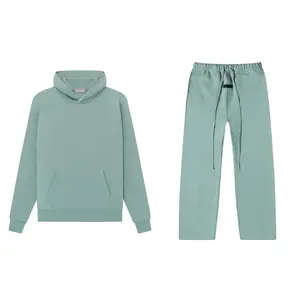 Combo / Sycamore SS23 Hoodie & Uncuffed Relaxed Sweatpant Combo Set for Men Comfortable Fit Casual Style Menswear