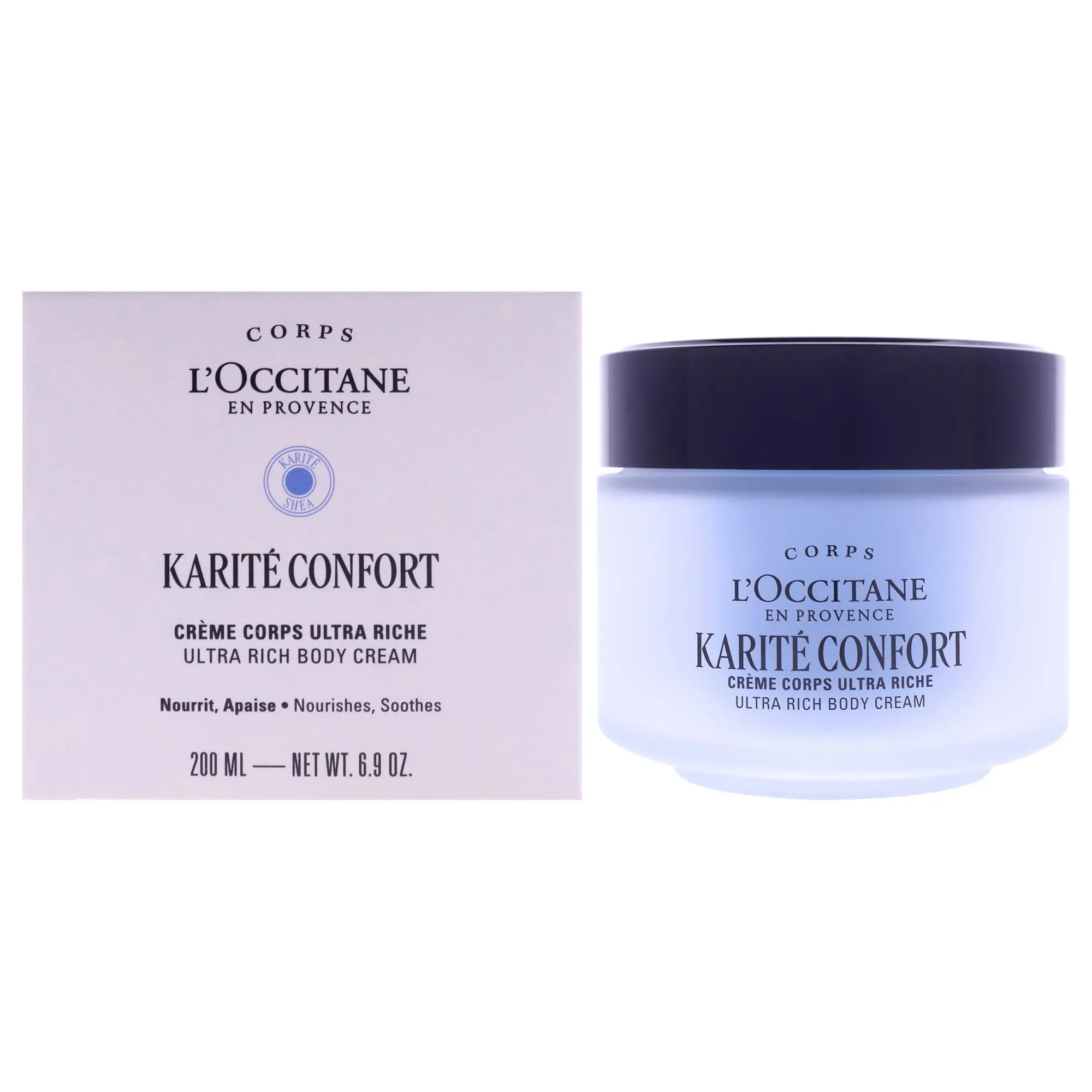 Shea Comfort Ultra Rich Body Cream by LOccitane for Unisex - 6.9 oz Body Cream