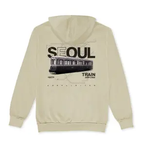 SEOUL TRAIN HOODIE (OATMEAL)
