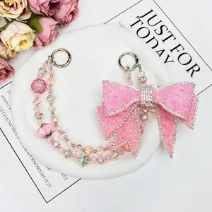 Bow Bag Chain,6PCS Bow Bag Chain Gift Set, Birthday Day Gifts, Exquisite Bag Charm Gift Set for Mom, Wife, Best Friend, Sister & Her, Versatile Bag Accessories, Design Bagchain,Summervibes