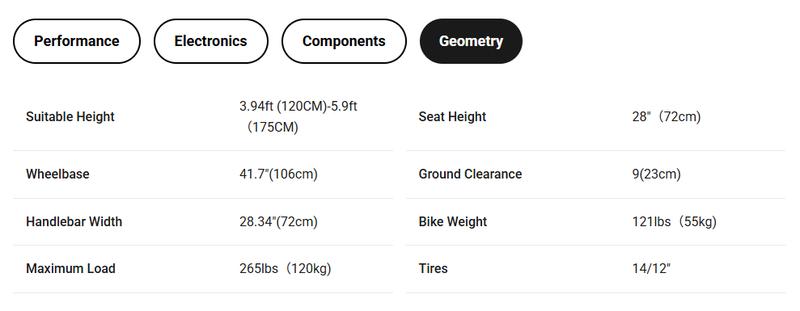Yozma IN 10 Electric Bike 2600W Power 48V 23.4Ah Lithium-ion Battery 53 Miles Rang For Teens & Adults e bike