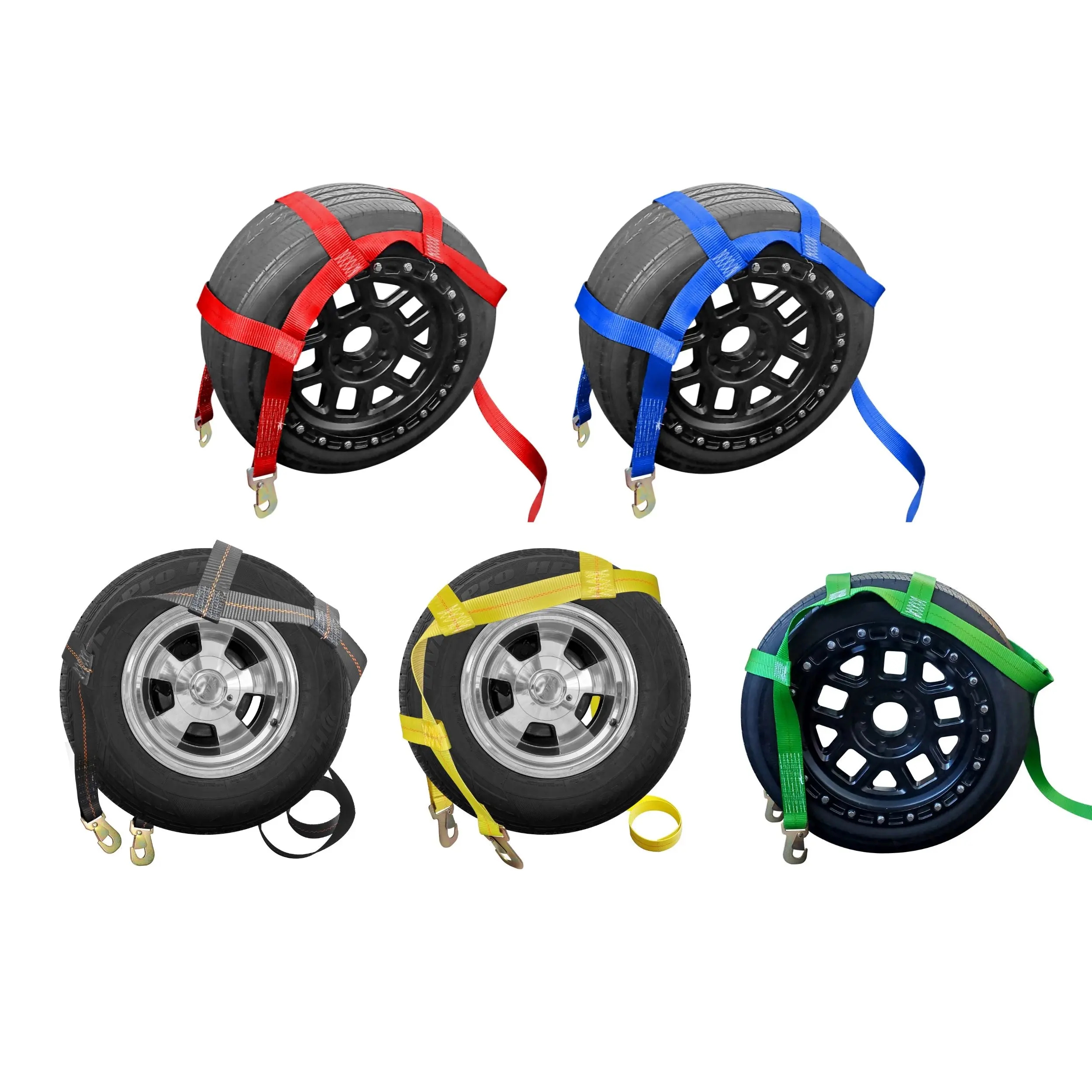 Tow Dolly Basket Straps With (Small) Snap Hooks