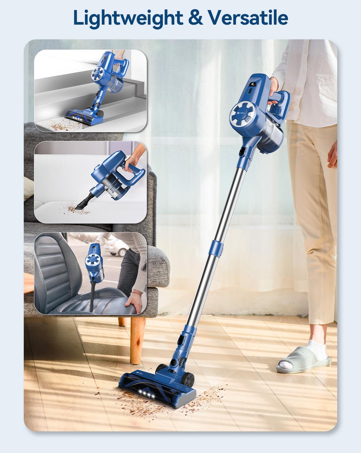 N3S Cordless Vacuum, Electric Floor Sweeper, Lightweight Powerful Suction Stick Canister Vacuum For Home Hardwood Floor Pet Hair Carpet Household