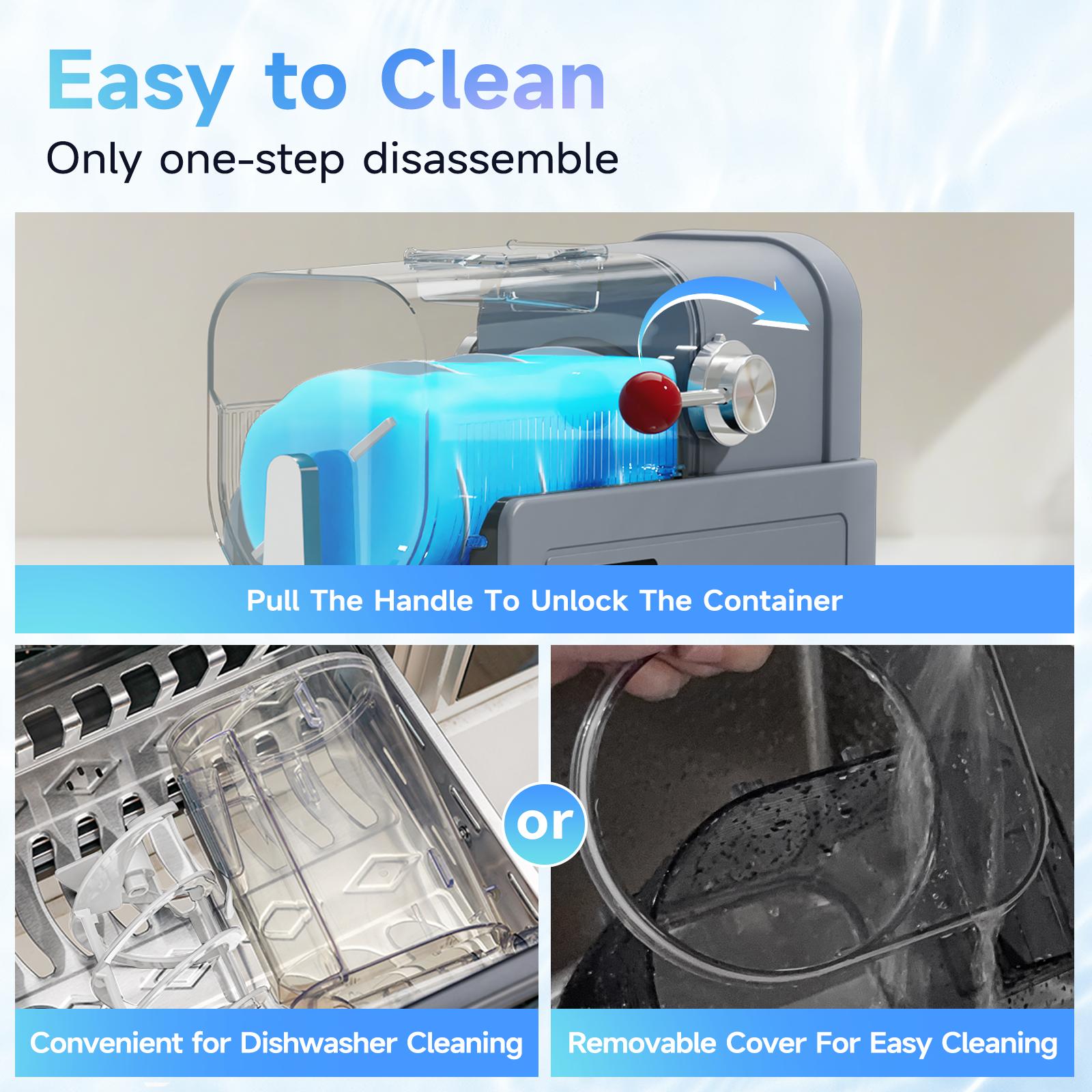 SYINTAO Frozen Drink & Smoothie Maker  No Ice Needed | 6 Functions | 88oz Capacity | Auto-Clean | Great for Home, Parties & Valentine’s Day Sweet Moments