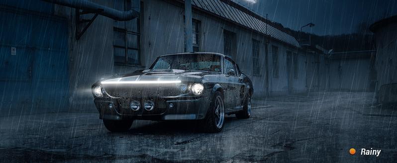 DIBMS 71” High Brightness Automotive Hood Gap LED Strip - Ambient Lighting Package with Unique Daytime Running Light Design, Easy Installation, 12V-Ice Blue eclipse  led  lights