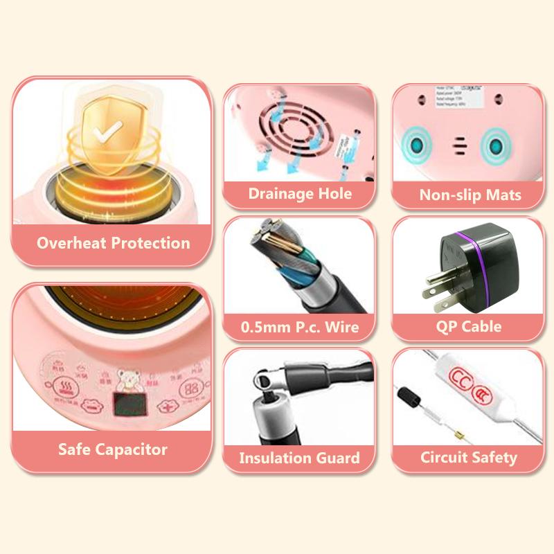 Children's Cooking Set - Safe Mini Kitchen with Induction Cooker, 14-Piece Dishware, Utensils, & Anti-Scald Rack for Toddlers, Montessori-Inspired Toy for Girls & Boys Ages 8-12