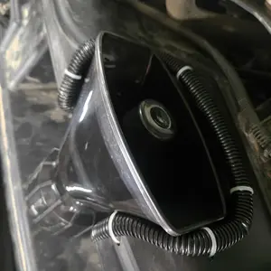 12V 80W 135dB 7-Tone Car Warning Siren Horn Mic PA Speaker System Auto Security Alarm Warning Amplifier Hooter Compact Design for Car Use