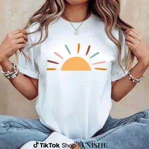Light & Breezy Women's Sunshine T-Shirt – Summer Vibe Shirt