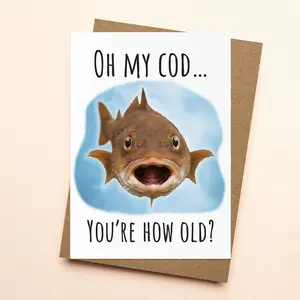 Birthday Card • Fish Birthday Card