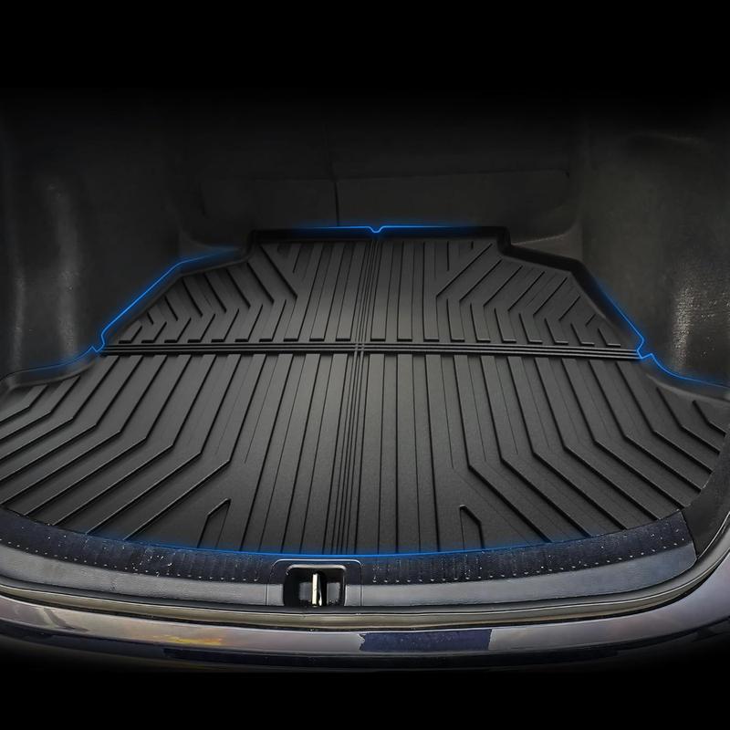 YITAMOTOR Floor Mats Fit for 2018-2024 Toyota Camry, NOT for Hybrid & AWD Models, TPE All Weather Floor Liners Custom Fit for 2024 Toyota Camry L/LE/SE/TRD/XLE/XSE, Black