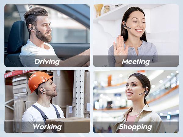 M51 Bee Bluetooth Headset V5.2 with Dual Microphones, 80 Hours Playback Time, 500mAh Charging Box, Suitable for Office and Driving, Truck Drivers M51 Bee Bluetooth Headset V5.2 with Dual Microphones, 80 Hours Playback Time, 500mAh Charging Box, Suitable for Office and Driving, Truck Drivers