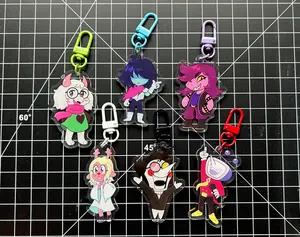 Deltarune Charm Keychains Kris, Susie, Ralsei, Noelle, Spamton, and Tenna