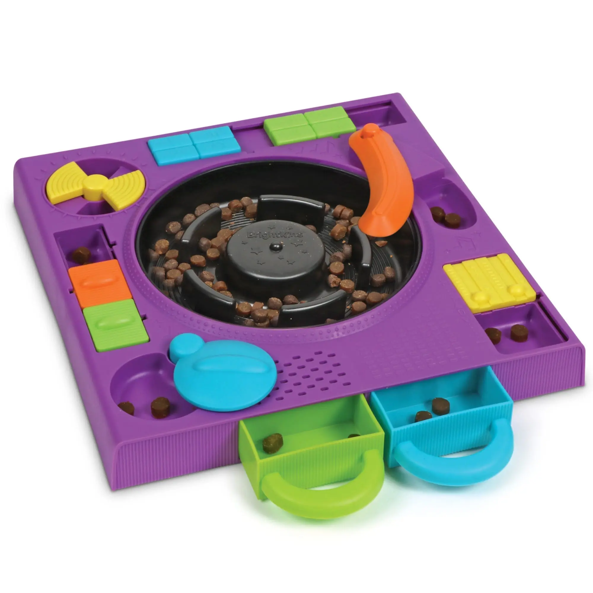 Brightkins DJ Doggo Interactive Treat Puzzle Board for Dogs