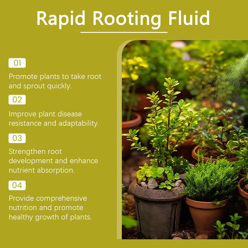 MoonSpry Green Plant Root Solution Horticultural Flower Plant Roots Absorb Growth Nitrogen And Potassium Fertilizer Nutrient Solution