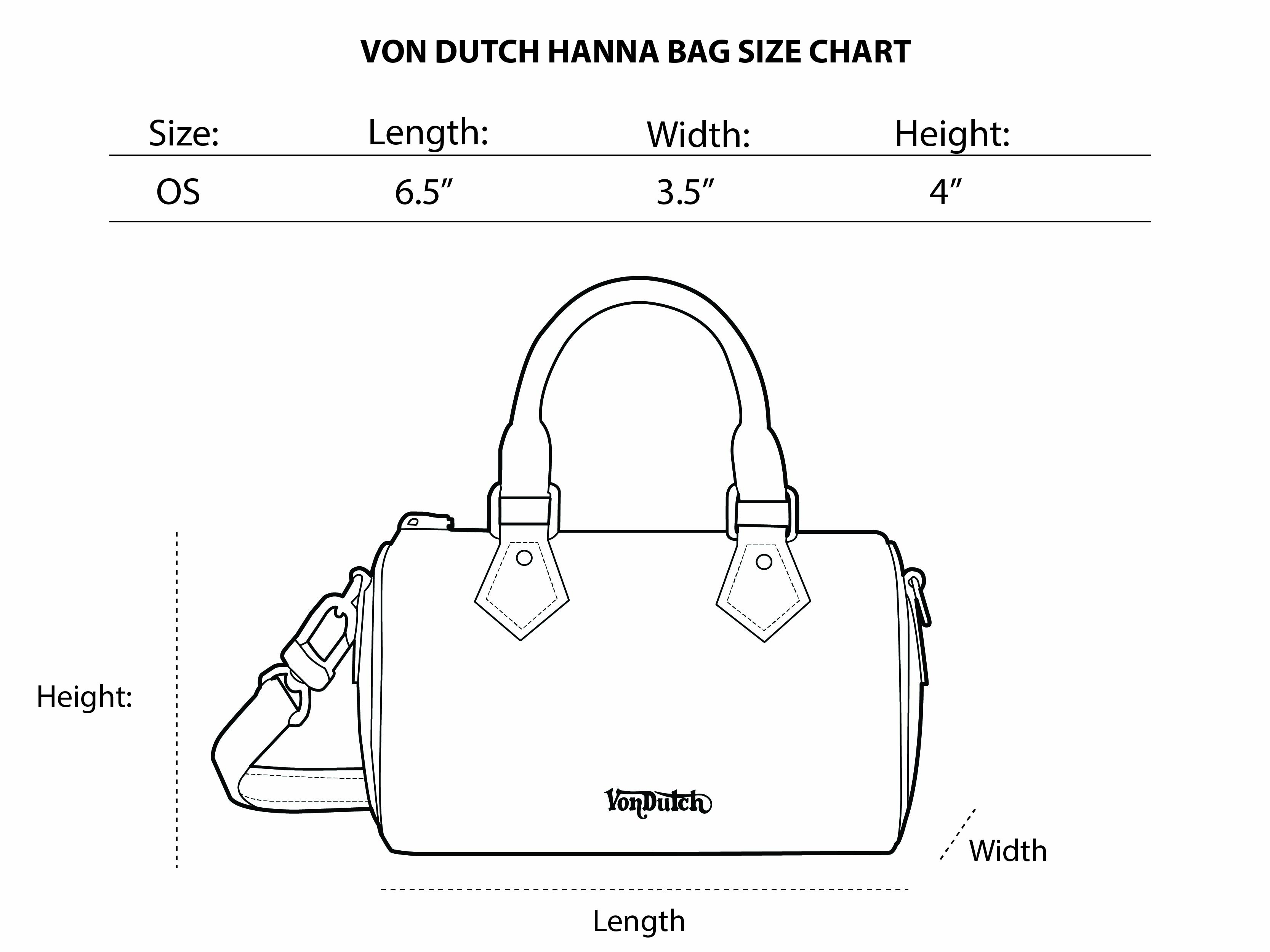 Von Dutch Embroidered Hanna Chopper Bags-Full Collection