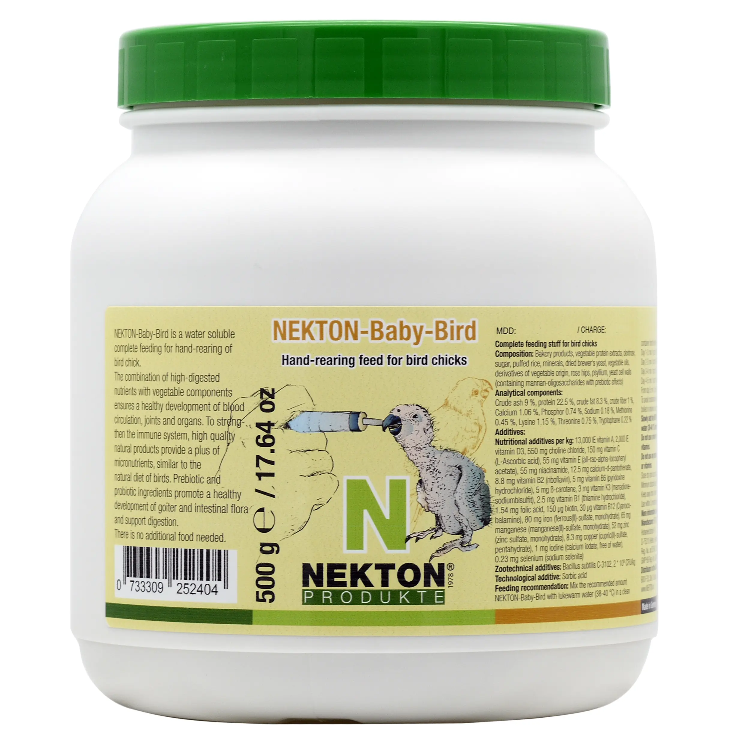 NEKTON-Baby-Bird Handfeeding Food Concentrate Baby Bird Formula NEKTON-Baby-Bird Handfeeding Food Concentrate Baby Bird Formula