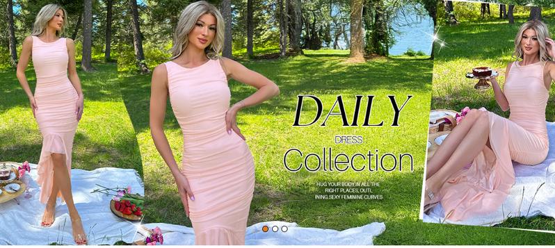 ZESICA Women's 2026 Summer Ruched Bodycon Dress Sleeveless Backless Ruffle Mermaid Cocktail Wedding Party Dresses