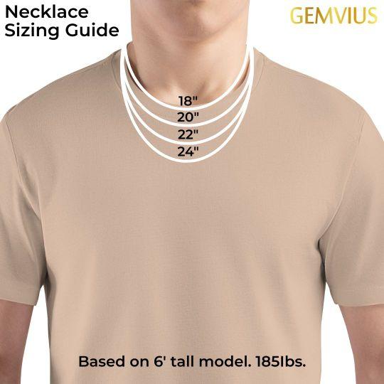 Gemvius Signature Cross Necklace - Stainless Steel