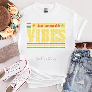 Juneteenth Vibes Rhinestone Transfer