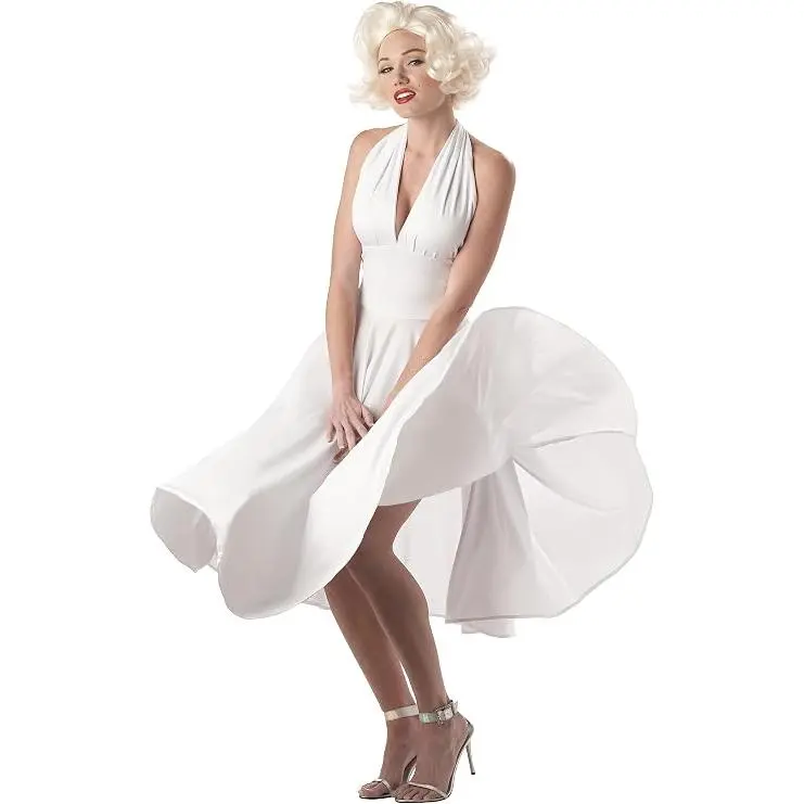 Womens Sexy Marilyn Costume Dress