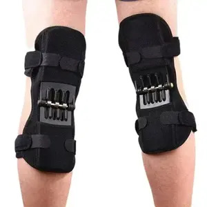 Knee joint booster, knee joint support, protects the patella, relieves knee joint pressure, carbon steel support, durable, very suitable for mountain climbing, running and cycling, Sports Knee Brace, suitable for all ages
