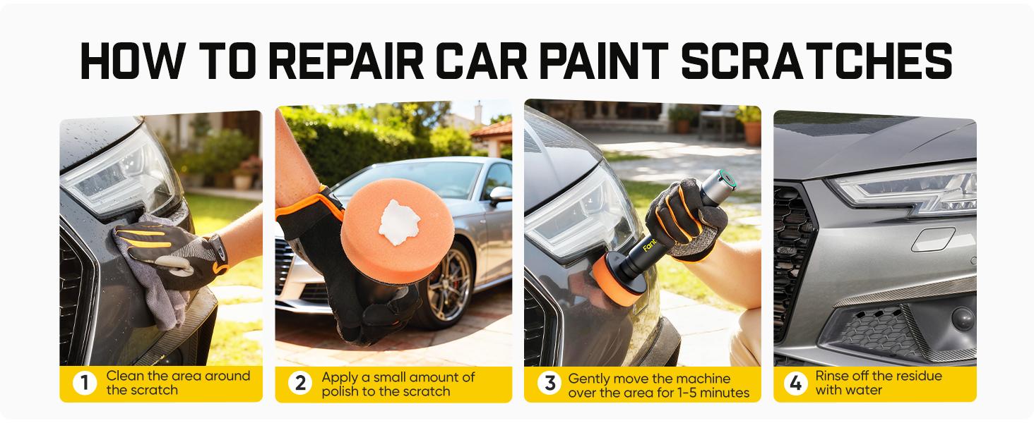 Fanttik P10 Pro Mini Car Buffer Polisher, 4000mAh Cordless Rotary Car Polisher Waxer, 2 Inch/3 Inch, 3 Variable Speed 300-950 RPM Car Detailing Kit for Polishing, Sanding, Waxing and Cleaning Fanttik P10 Pro Mini Car Buffer Polisher, 4000mAh Cordless Rotary Car Polisher Waxer, 2 Inch/3 Inch, 3 Variable Speed 300-950 RPM Car Detailing Kit for Polishing, Sanding, Waxing and Cleaning