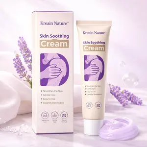 Kreain Nature Skin Soothing Gel Containing Indian Safflower Root Extract and Tea Tree (Mentha) Leaf Extract.