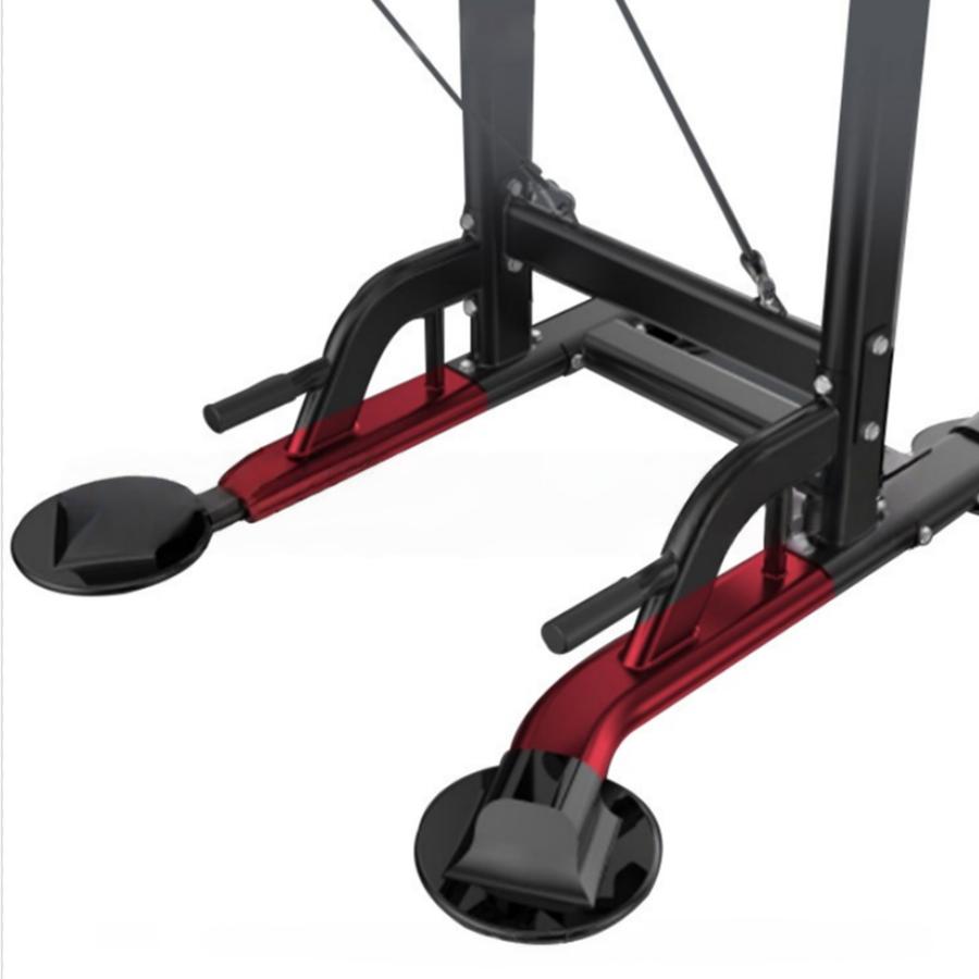 Power Tower Pull Up Bar Dip Station for Home Gym Adjustable Height Strength Training Workout Equipment dealsforyoudays Exercise Machine