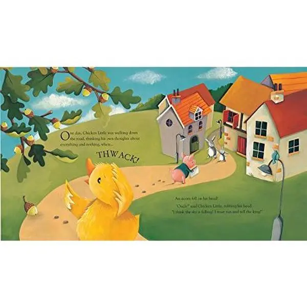 Used Hardcover Kid Book - Chicken Little by Parragon Books, Illustrated English Version, Readable, May Have Writing on Inside Cover