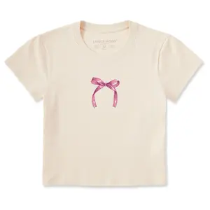Women's Mini Ribbon Bow Crusher-LITE Shrunken Tee
