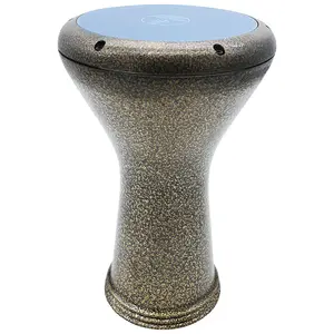 17" Gold Metal Gawharet El Fan Darbuka Doumbek
