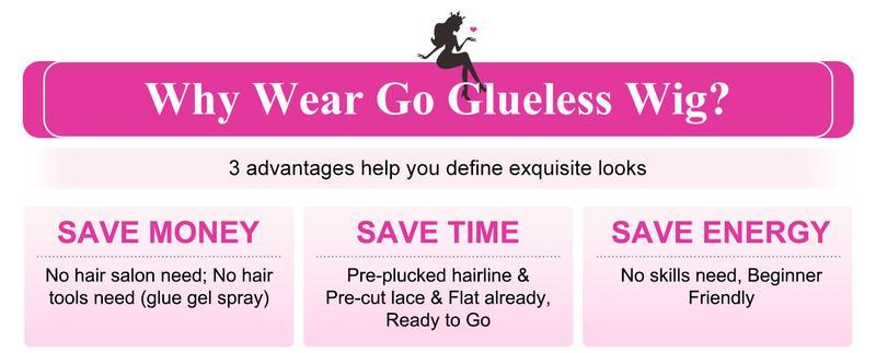 BGMgirl Hair Straight Pre-Bleached Pre Plucked Pre Cut 6*4 & 9*6 HD Lace Wear Go 180% Density Glueless Closure Wig Human Hair Frontal Wig eve valentines day gift