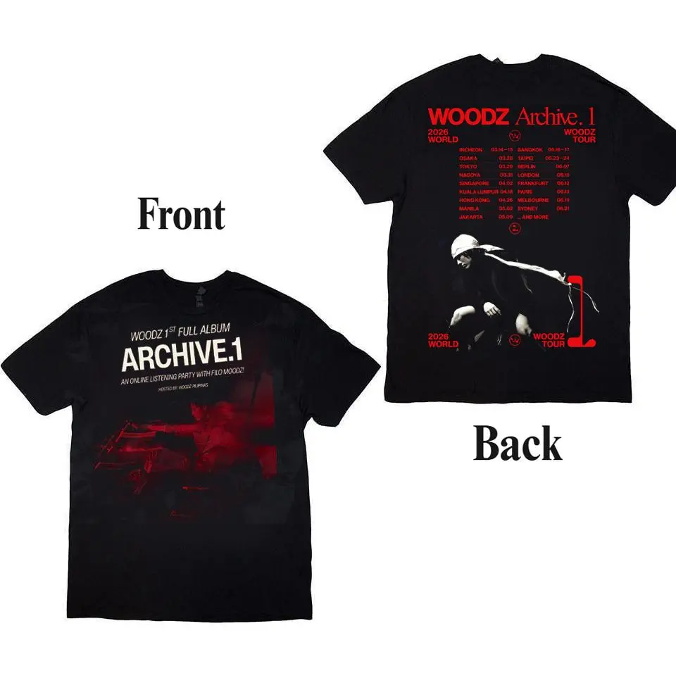 Kpop WOODZ Archive.1 Tour 2026 T-Shirt – World Tour Fan Concert