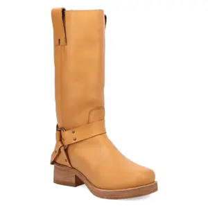 Dingo Mens Rip Plantain Leather 14in Motorcycle Boots 10.5 D