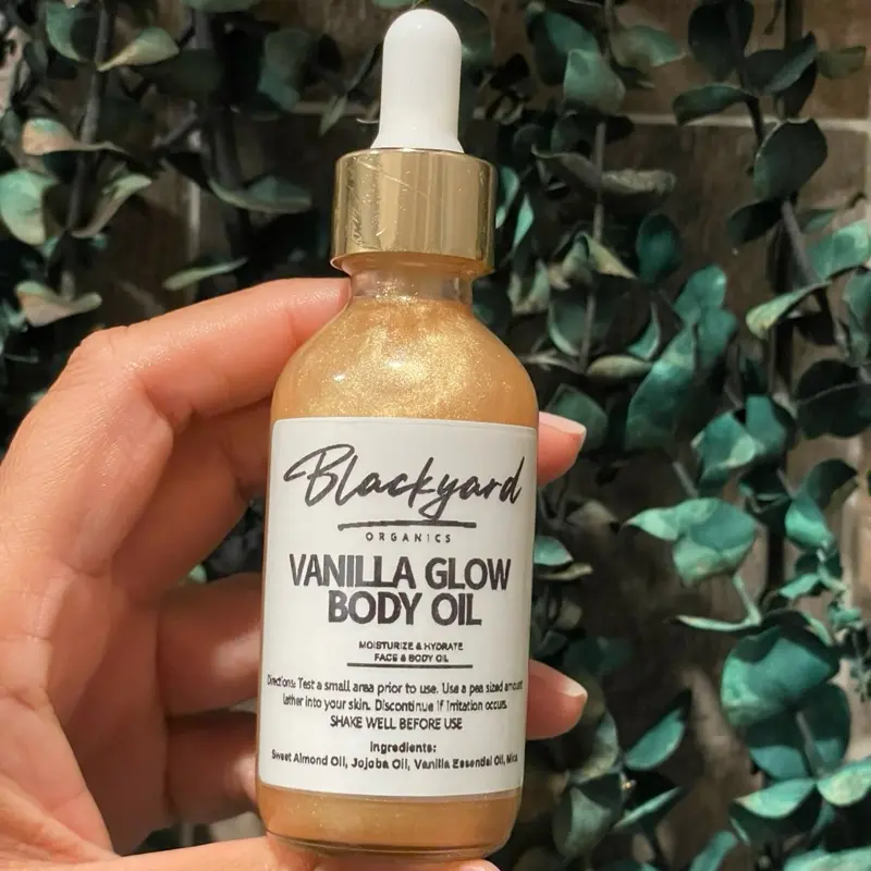 Vanilla Glow Natural Shimmer Body Oil
