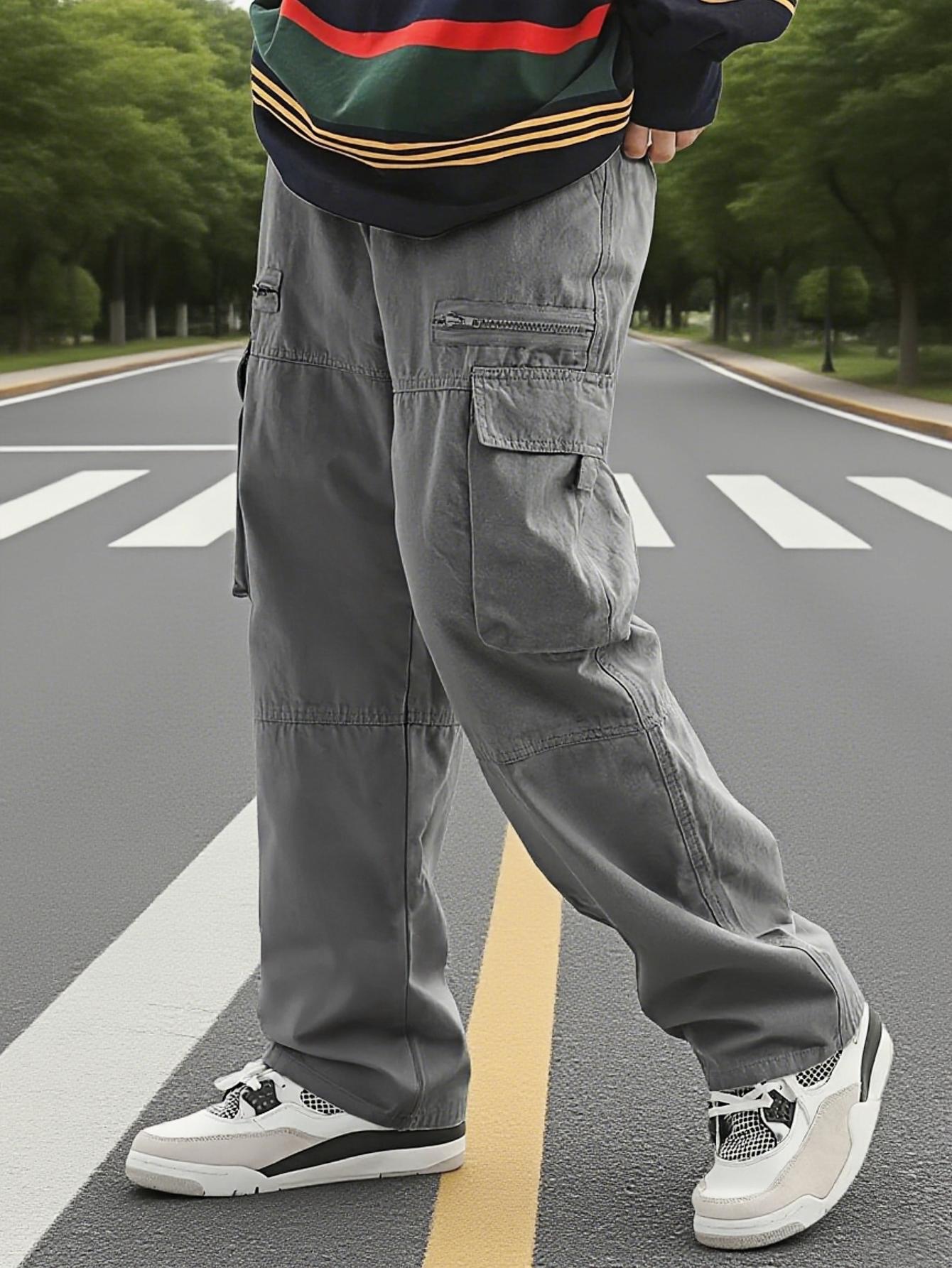 Men's Flap Pocket Cargo Loose fit Pants, Street Fashion Trousers for Daily Wear Men's Bottoms for All Seasons, Casual StreetStyle Clothing, Menswear, Clothe, Casual Streetwear Trousers, Casual Comfy Trousers Men's Flap Pocket Cargo Loose fit Pants, Street Fashion Trousers for Daily Wear Men's Bottoms for All Seasons, Casual StreetStyle Clothing, Menswear, Clothe, Casual Streetwear Trousers, Casual Comfy Trousers