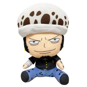One Piece - Zou Arc Trafalgar D. Water Law Sitting Plush 7"H